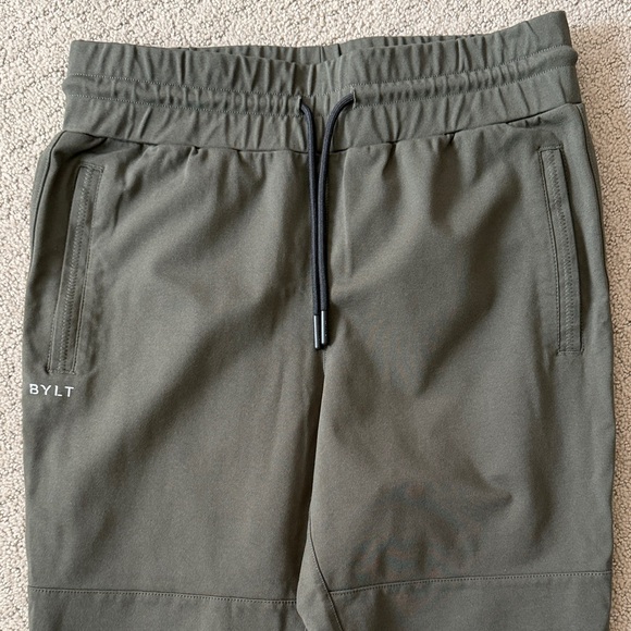 BYLT Basics Forest Green Joggers - Picture 4 of 7